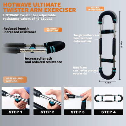 Multifunctional Twister Arm Strength Trainer for Fitness