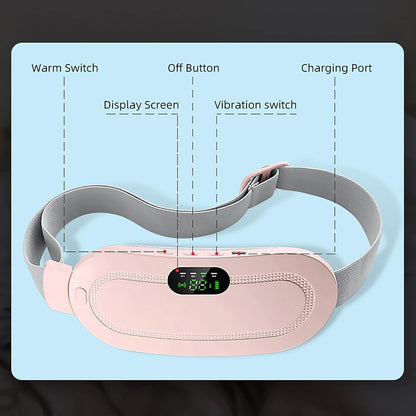 Portable Heating Belt for Menstrual Cramps Relief