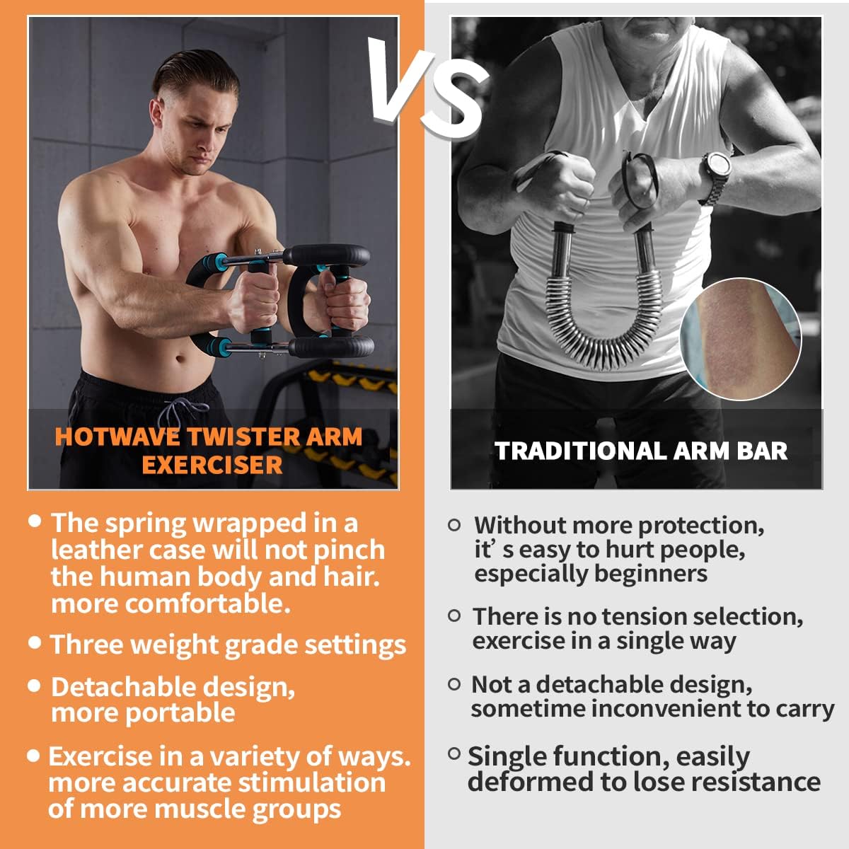 Multifunctional Twister Arm Strength Trainer for Fitness