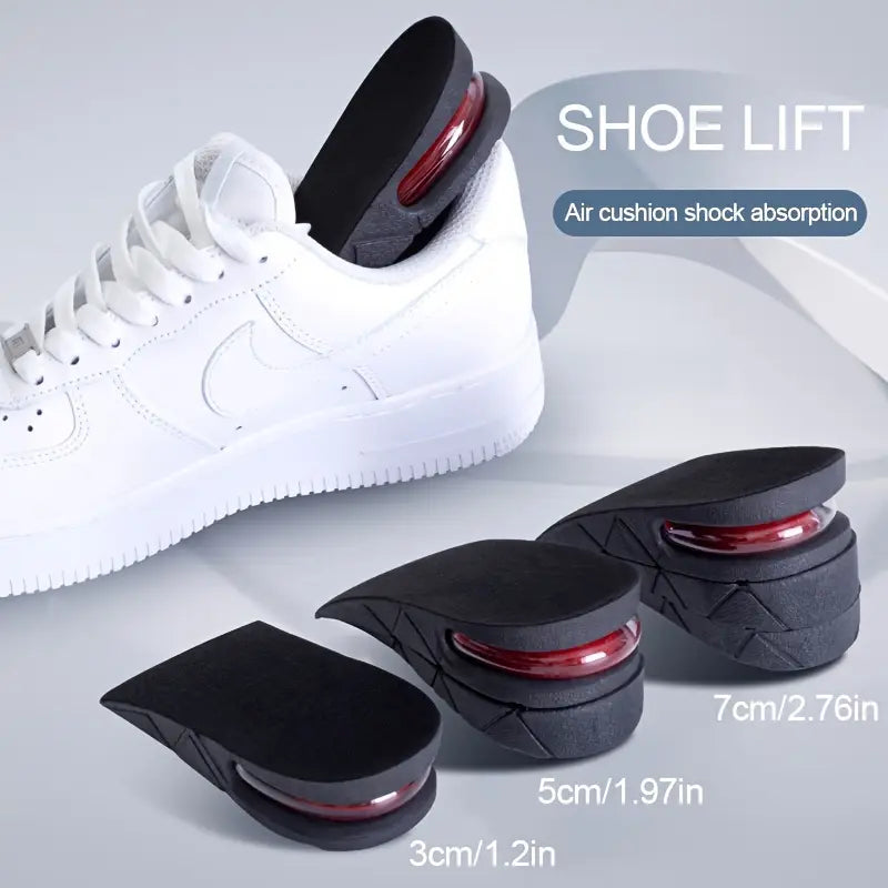 Adjustable Height Increase Shoe Insoles with Cushion