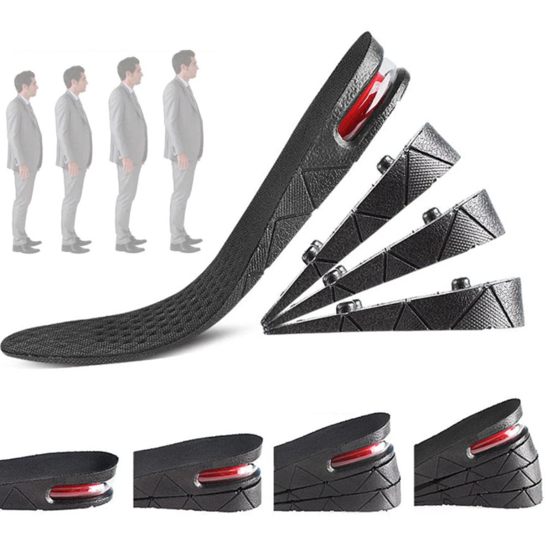 Adjustable Height Increase Shoe Insoles with Cushion