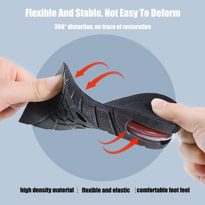 Adjustable Height Increase Shoe Insoles with Cushion
